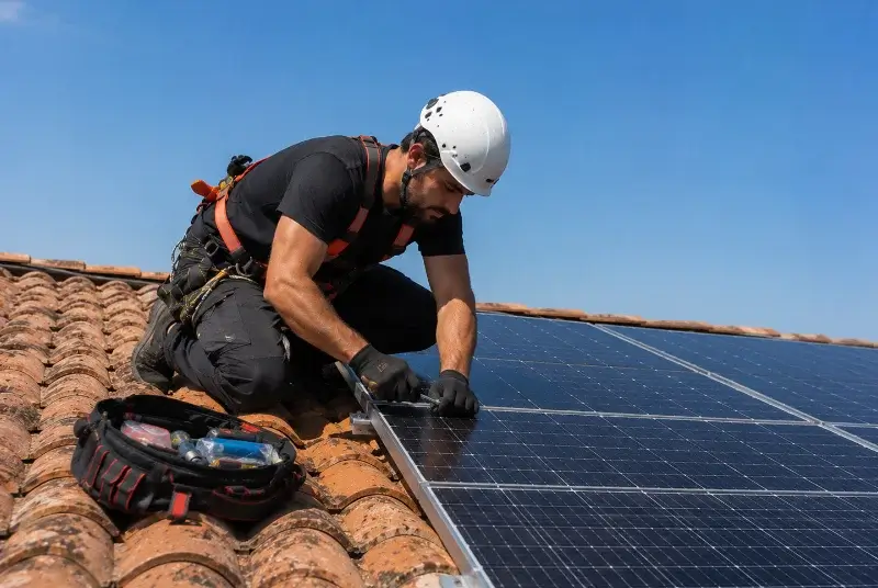 Maintenance et monitoring de panneaux solaires à Garris